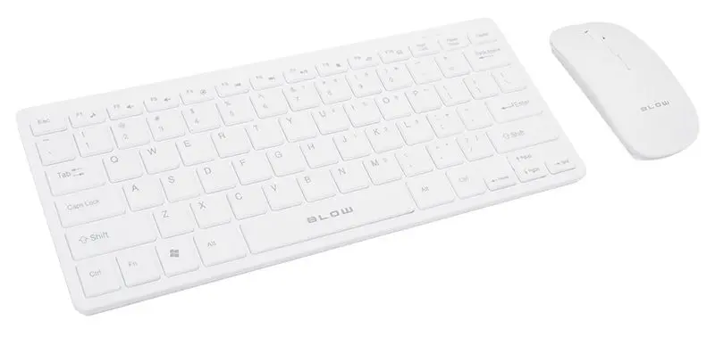Set tastatura + mouse fara fir Blow KM-2 (White)