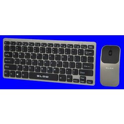 Set tastatura + mouse fara fir Blow KM-6 (Silver/Black) Thumb