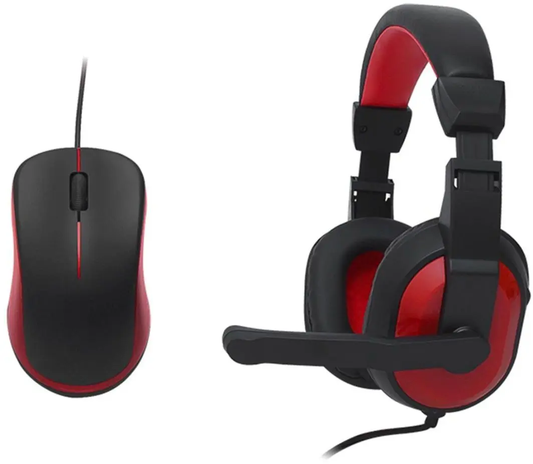 Gaming set 3in1 tastatură + casti + mouse Blow V3 (Black/Red)