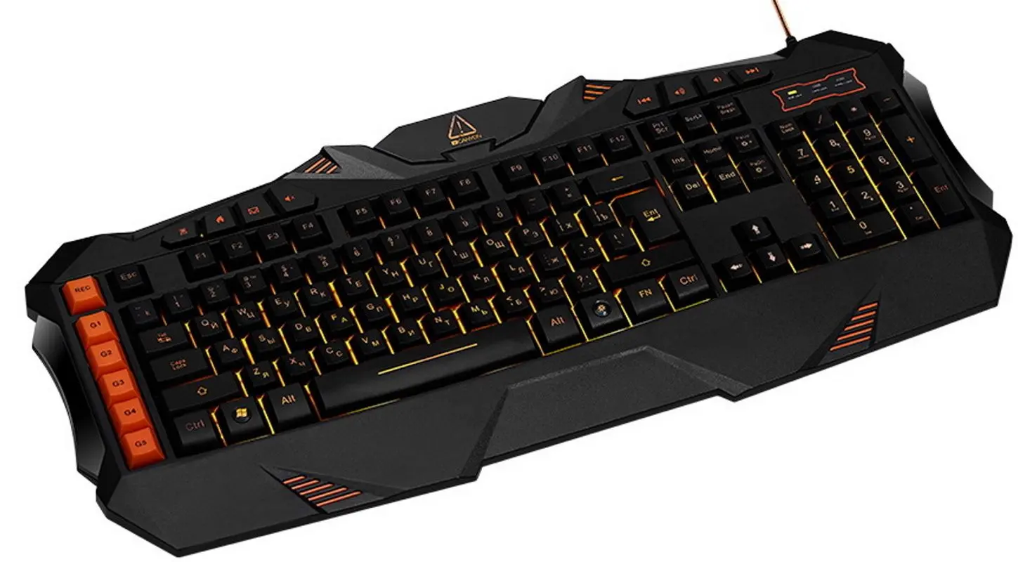 Tastatura Canyon Gaming Fobos CND-SKB3-RU (Black/Orange) - 2