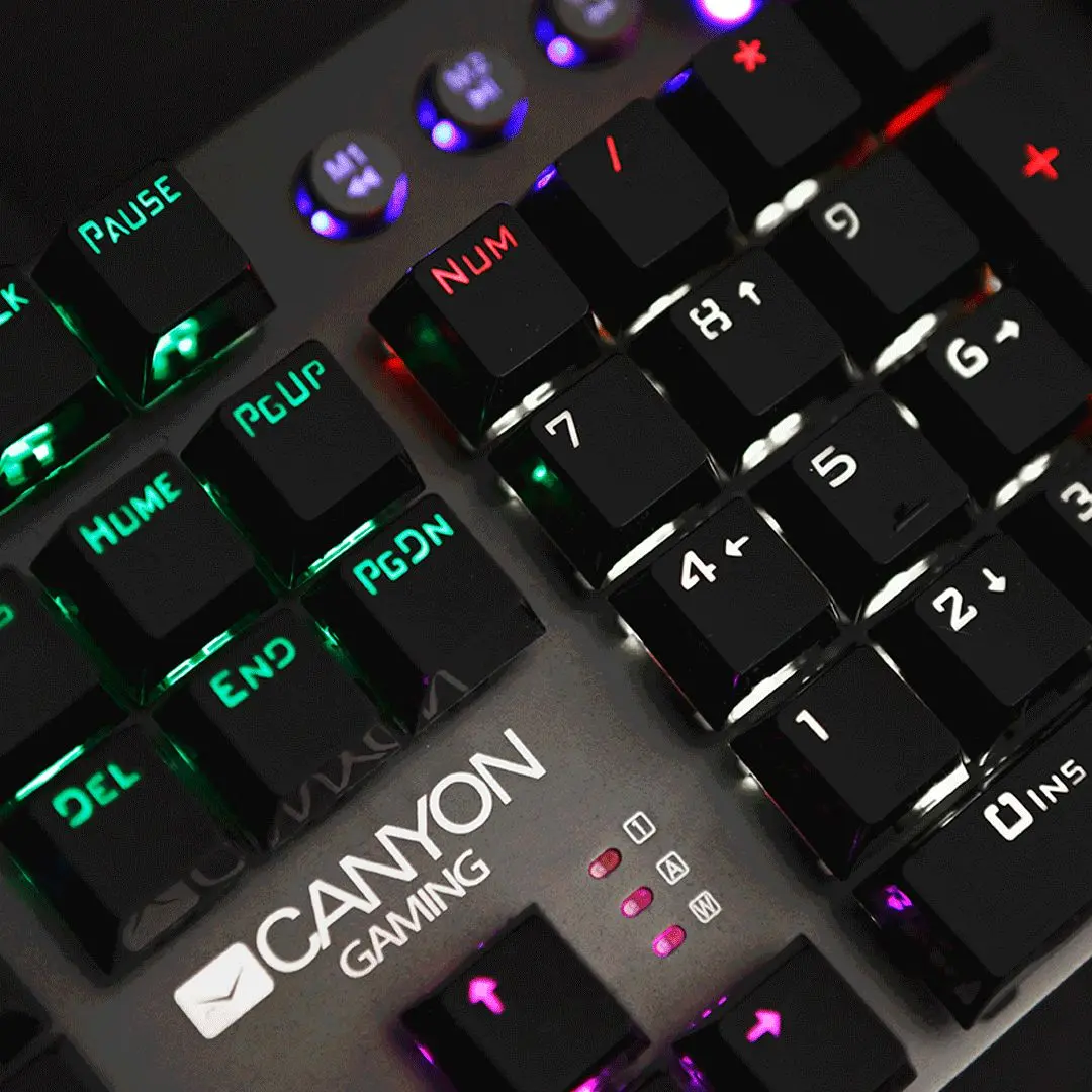 Tastatura Canyon Nightfall GK-7 (Dark Grey) - 4