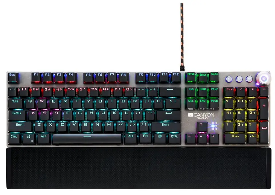 Tastatura Canyon Nightfall GK-7 (Dark Grey)