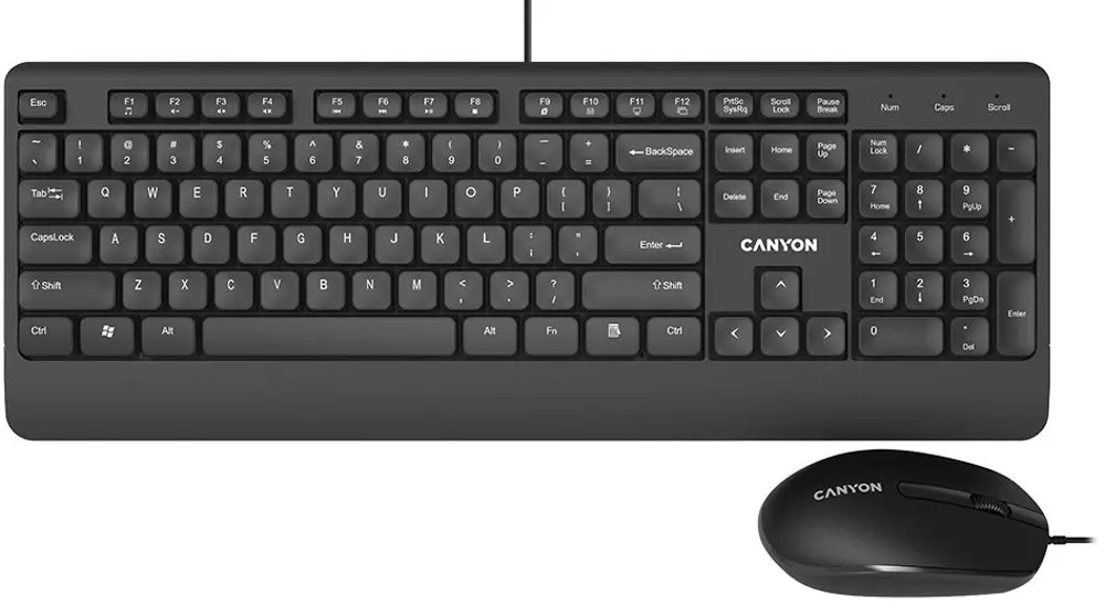 Set tastatura + mouse Canyon SET-14 (Black)