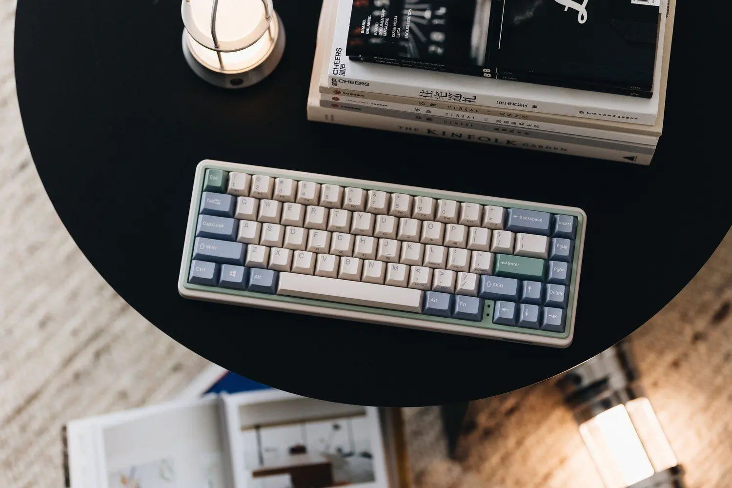 Tastatura pentru jocuri Cherry Varmilo Minilo Eucalyptus VXT67 (Pink) - 11