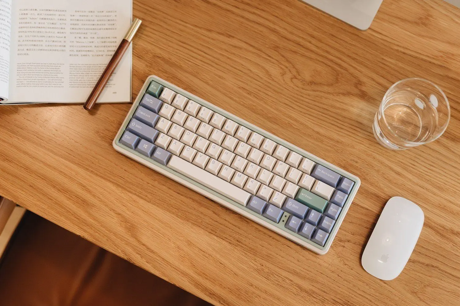 Tastatura pentru jocuri Cherry Varmilo Minilo Eucalyptus VXT67 (Pink) - 10