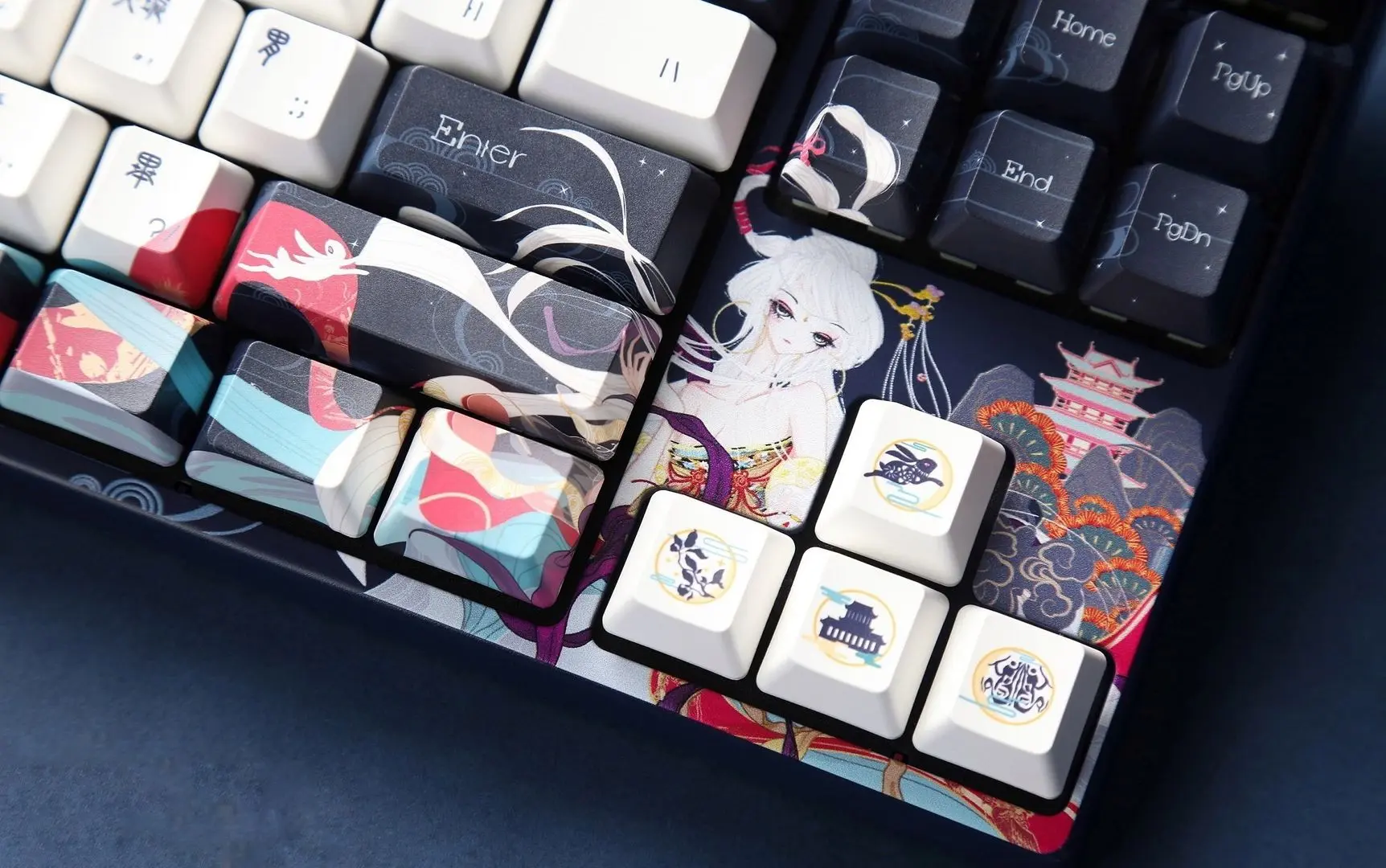 Клавиатура Cherry Varmilo Chang'e VPM87 (Blue) - 3