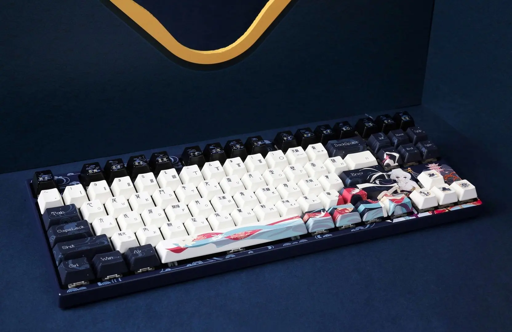 Клавиатура Cherry Varmilo Chang'e VPM87 (Blue) - 4