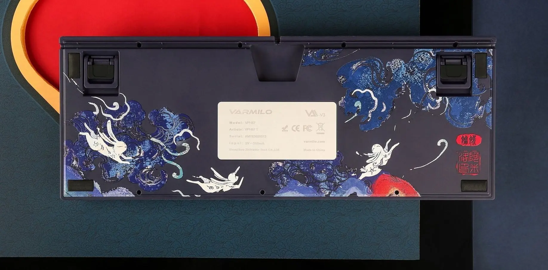 Клавиатура Cherry Varmilo Chang'e VPM87 (Blue) - 6