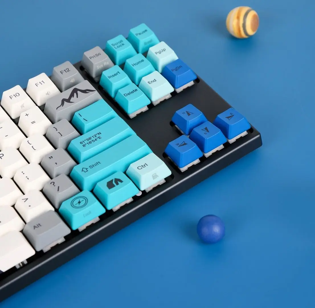Клавиатура Cherry Varmilo Summit VEA87 (Blue) - 4