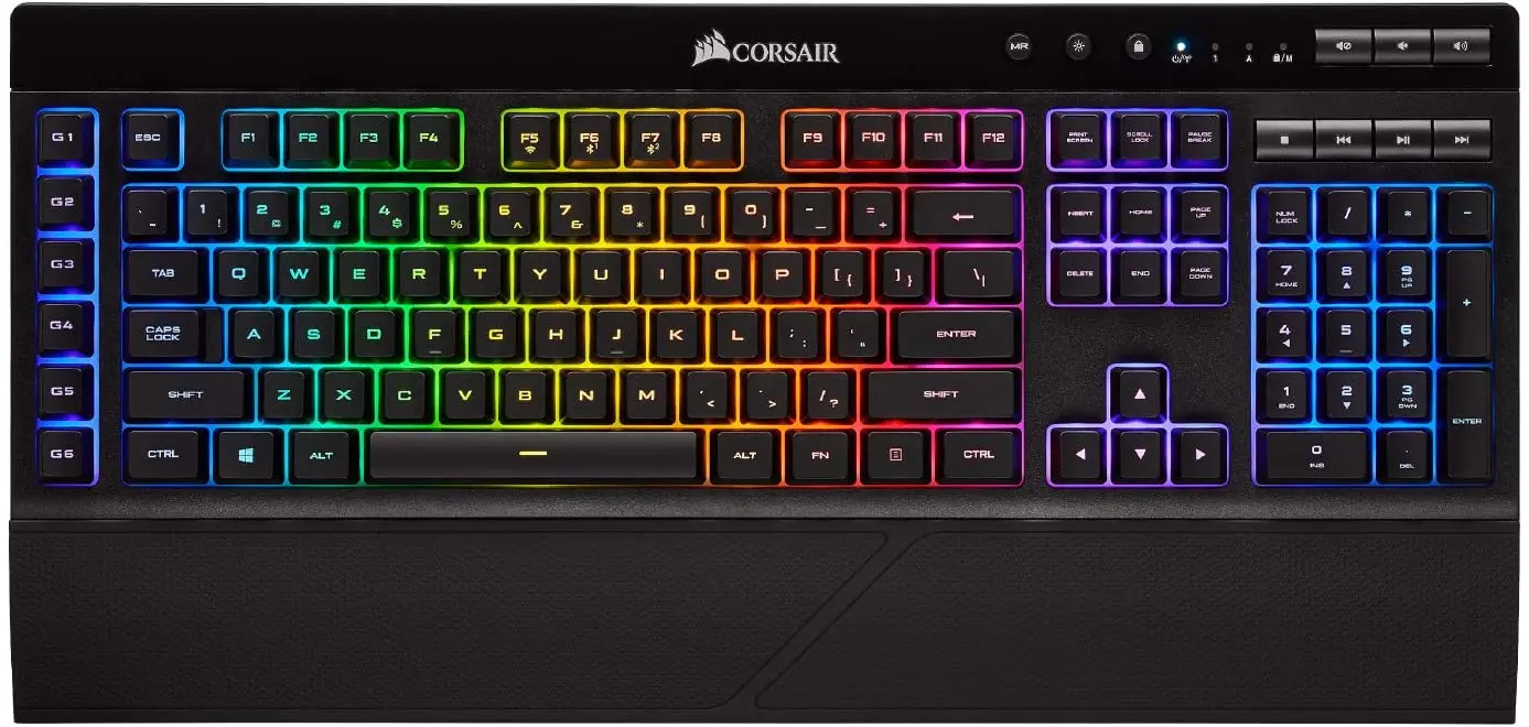 Tastatura fara fir Corsair K57 RGB (Black)