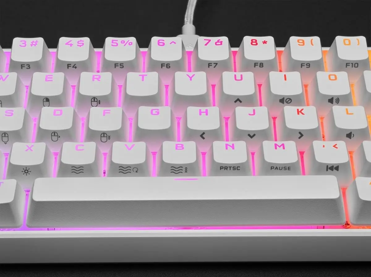 Игровая клавиатура Corsair K65 RGB MINI (White) - 4