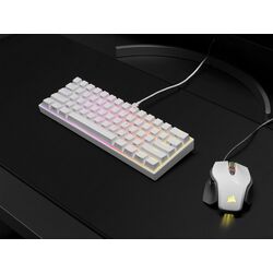 Игровая клавиатура Corsair K65 RGB MINI (White) Thumb