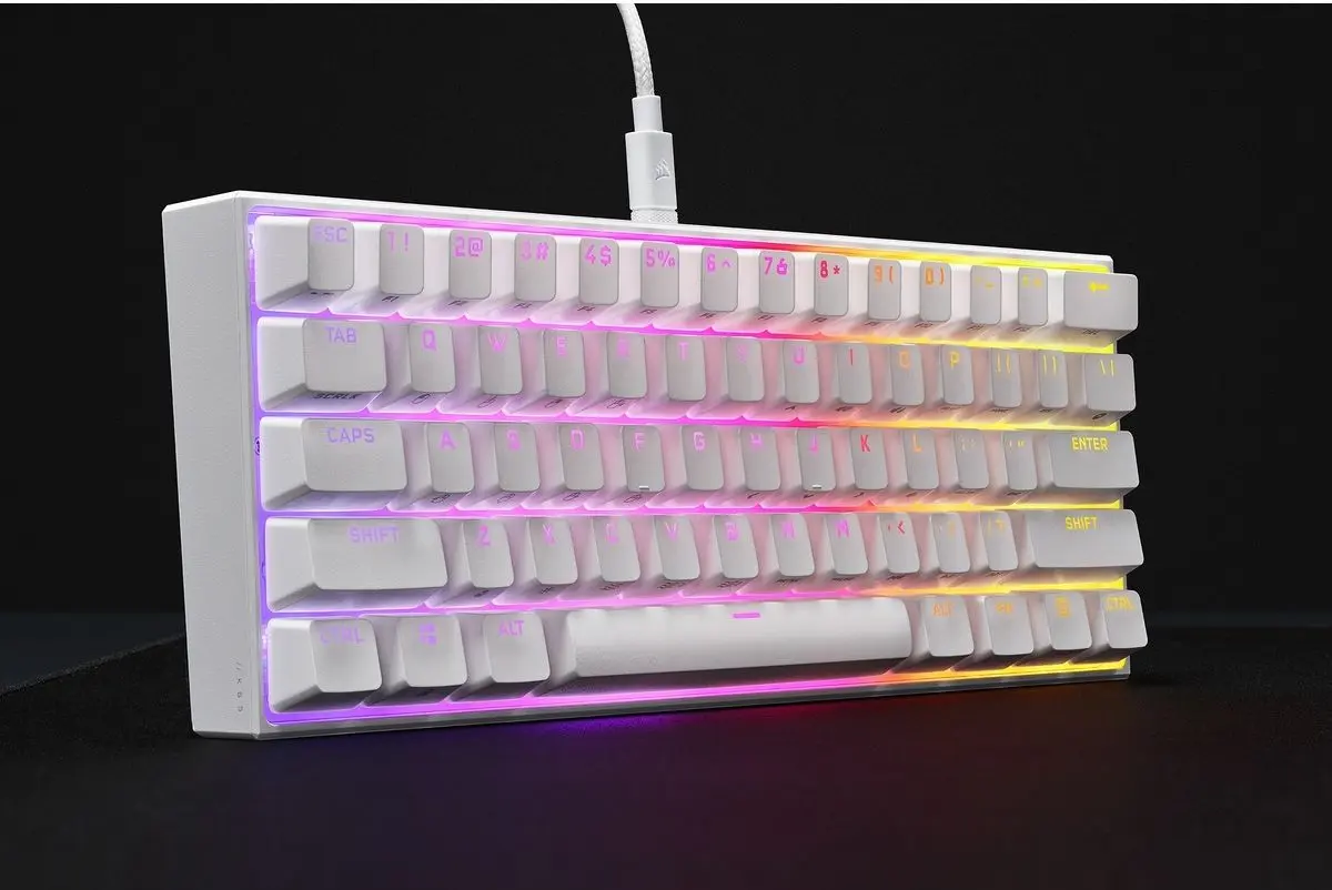 Игровая клавиатура Corsair K65 RGB MINI (White) - 7