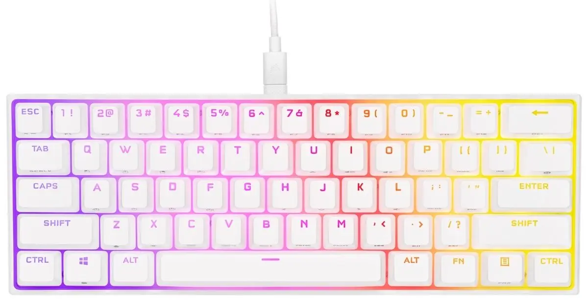 Игровая клавиатура Corsair K65 RGB MINI (White)