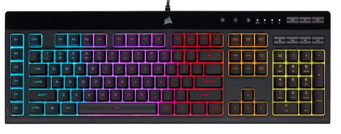 Клавиатура Corsair K55 RGB Pro (Black)