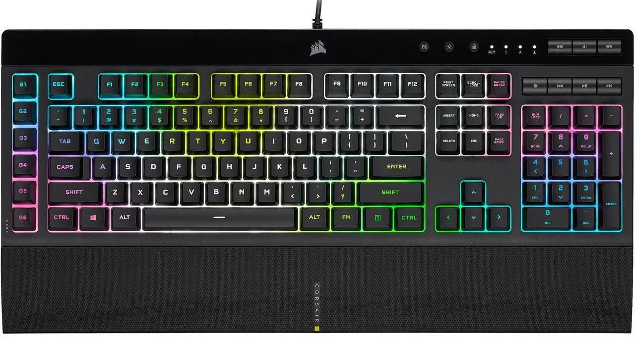 Клавиатура Corsair K55 RGB Pro XT (Black)