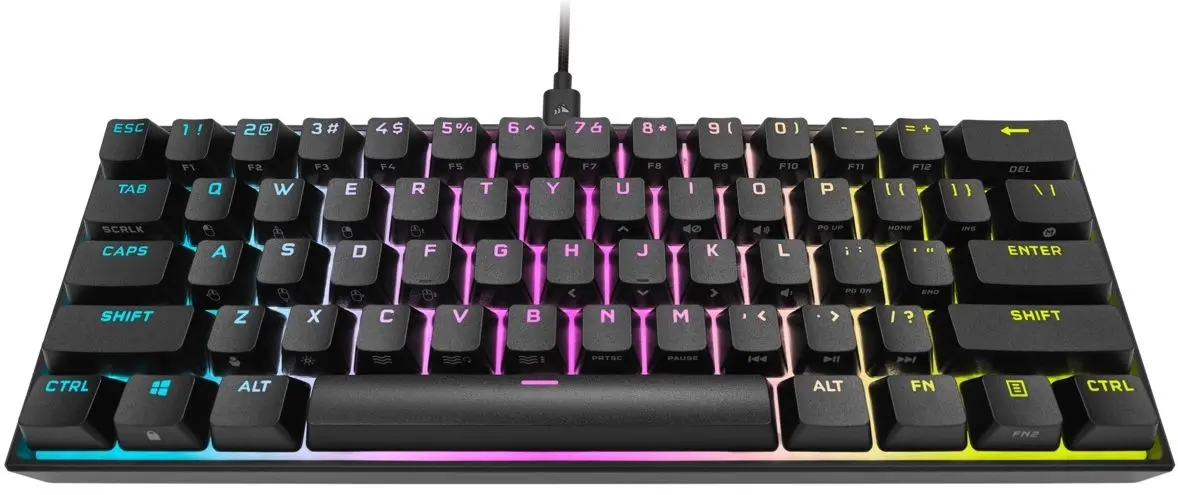 Клавиатура Corsair K65 RGB Mini (Black) - 2