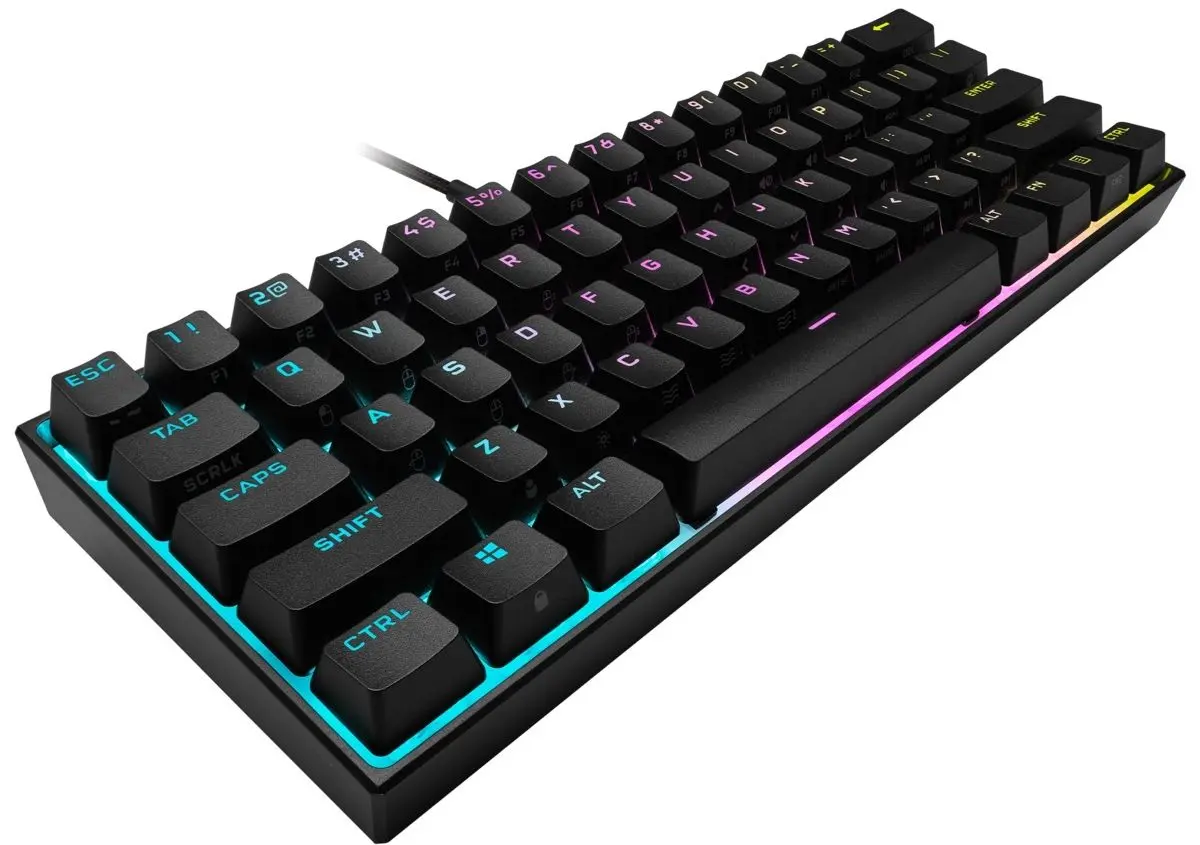 Клавиатура Corsair K65 RGB Mini (Black) - 3