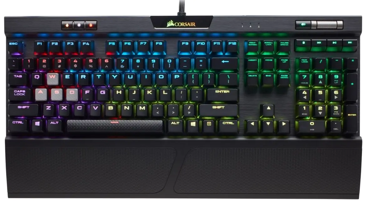 Testatura Corsair K70 RGB MK.2 MX Brown (Black) - 2