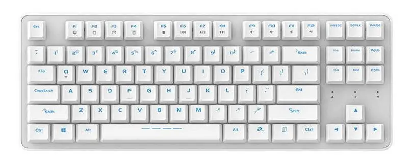 Беспроводная клавиатура Dareu EK807G (White)
