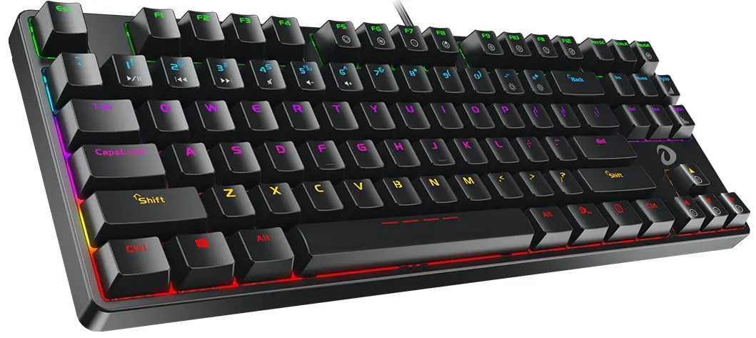 Tastatura fara fir Dareu EK868 RGB (Black) - 2