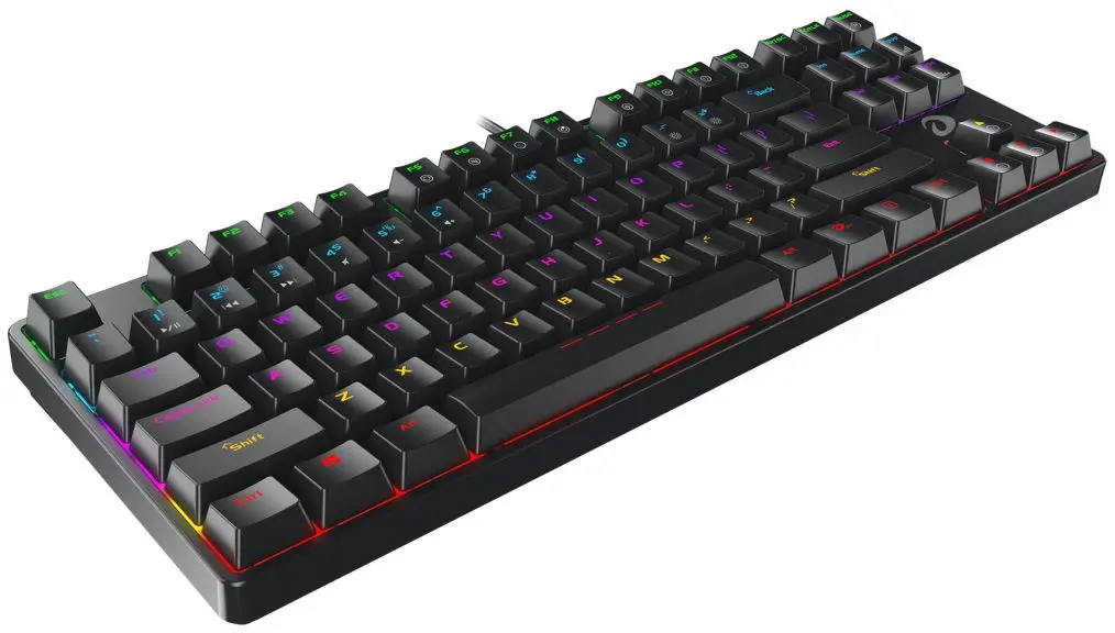 Tastatura fara fir Dareu EK868 RGB (Black) - 3