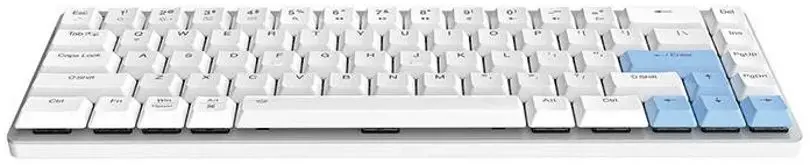 Tastatura fara fir Dareu EK868 (White/Blue) - 3