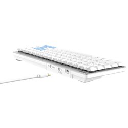 Tastatura fara fir Dareu EK868 (White/Blue) Thumb