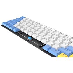 Tastatura fara fir Dareu EK868 (White/Blue/Yellow) Thumb