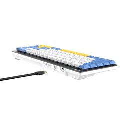 Tastatura fara fir Dareu EK868 (White/Blue/Yellow) Thumb