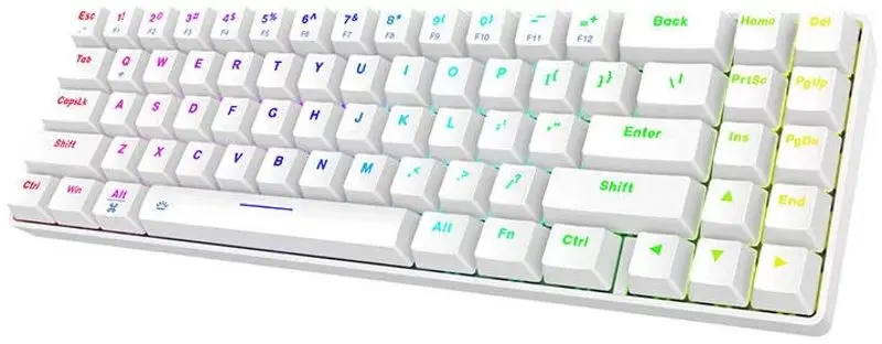 Tastatura fara fir Dareu EK871 RGB (White) - 3