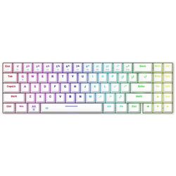 Tastatura fara fir Dareu EK871 RGB (White)