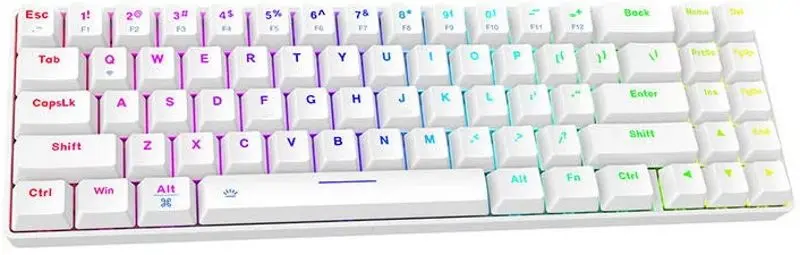 Tastatura fara fir Dareu EK871 RGB (White) - 5