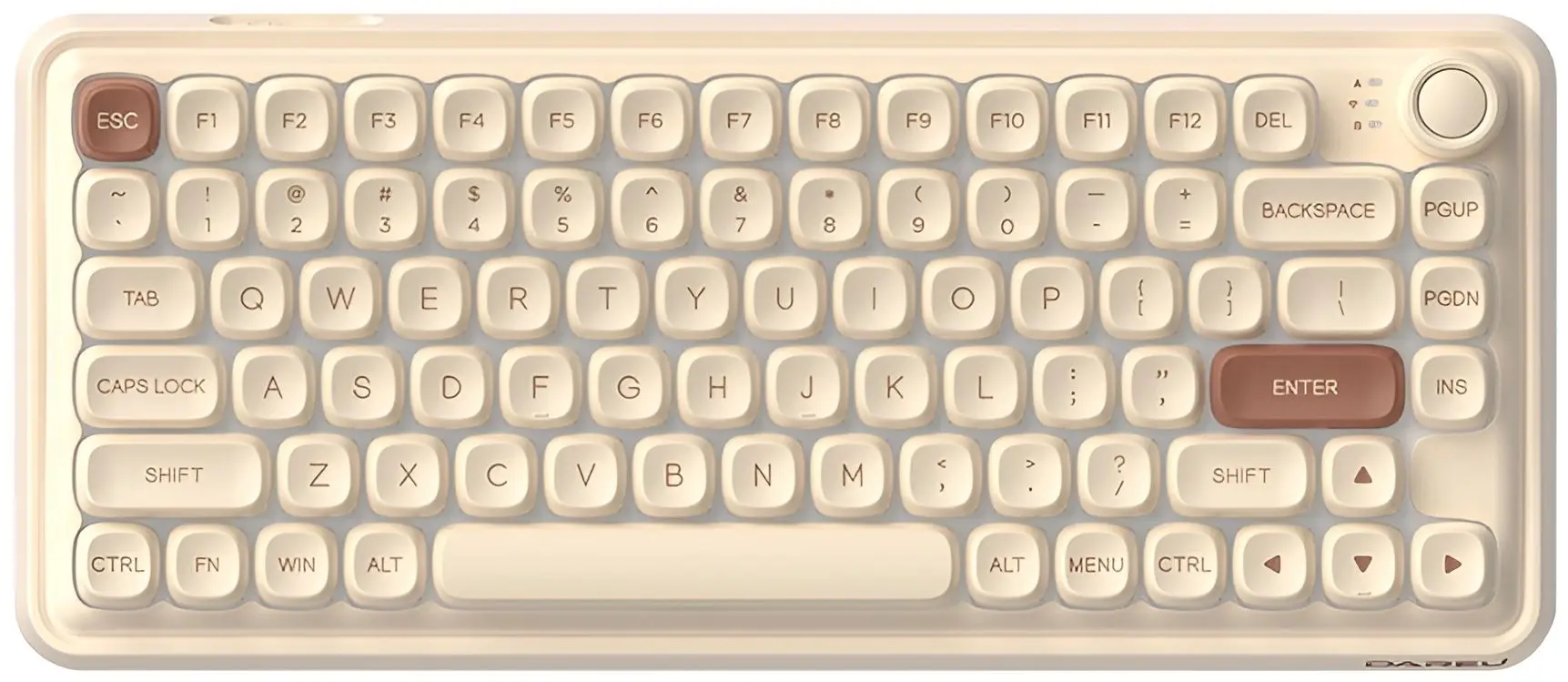 Tastatura Dareu Z82 (Beige/Brown)