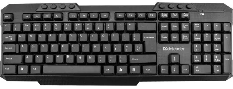 Set tastatura + mouse fara fir Defender Jakarta C-805 RF (Black) - 2