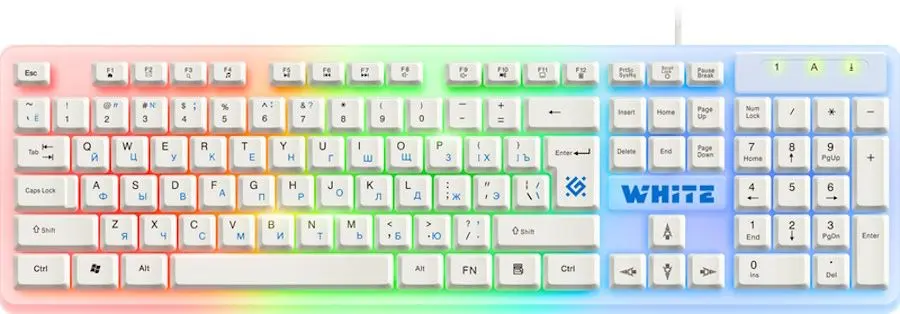 Tastatura pentru jocuri Defender GK172 (White)