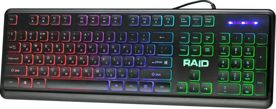 Tastatura pentru jocuri Defender Raid GK-778DL (Black)