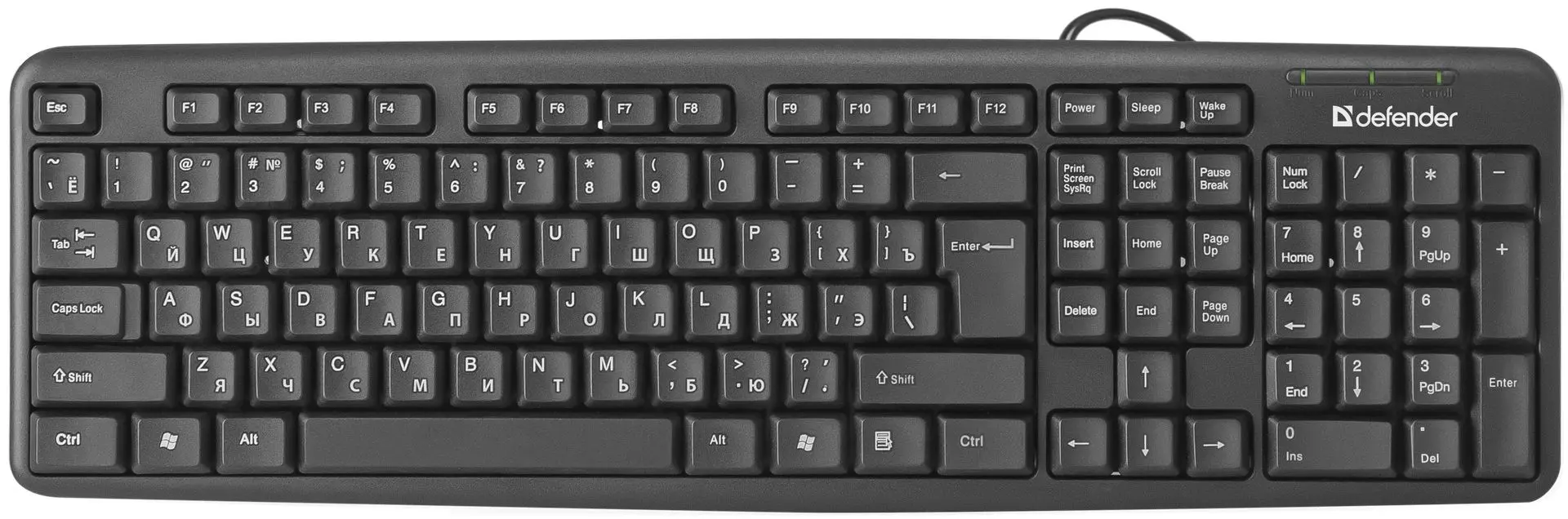 Tastatura Defender Element HB-520 PS/2 (Black)