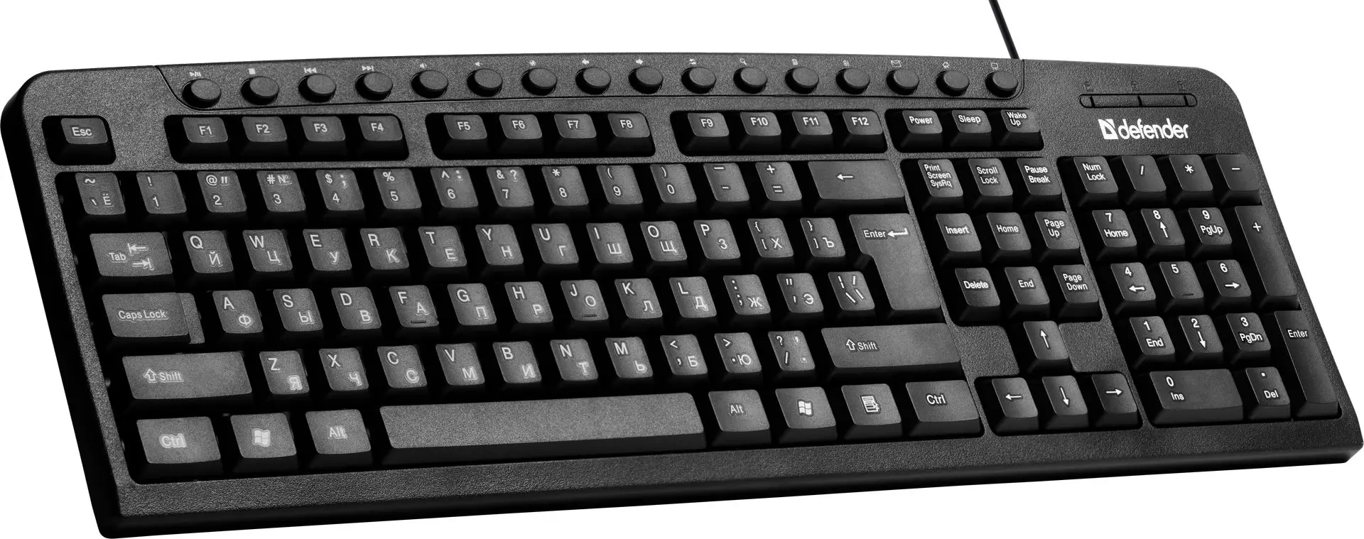 Tastatura Defender Focus HB-470 (Black)