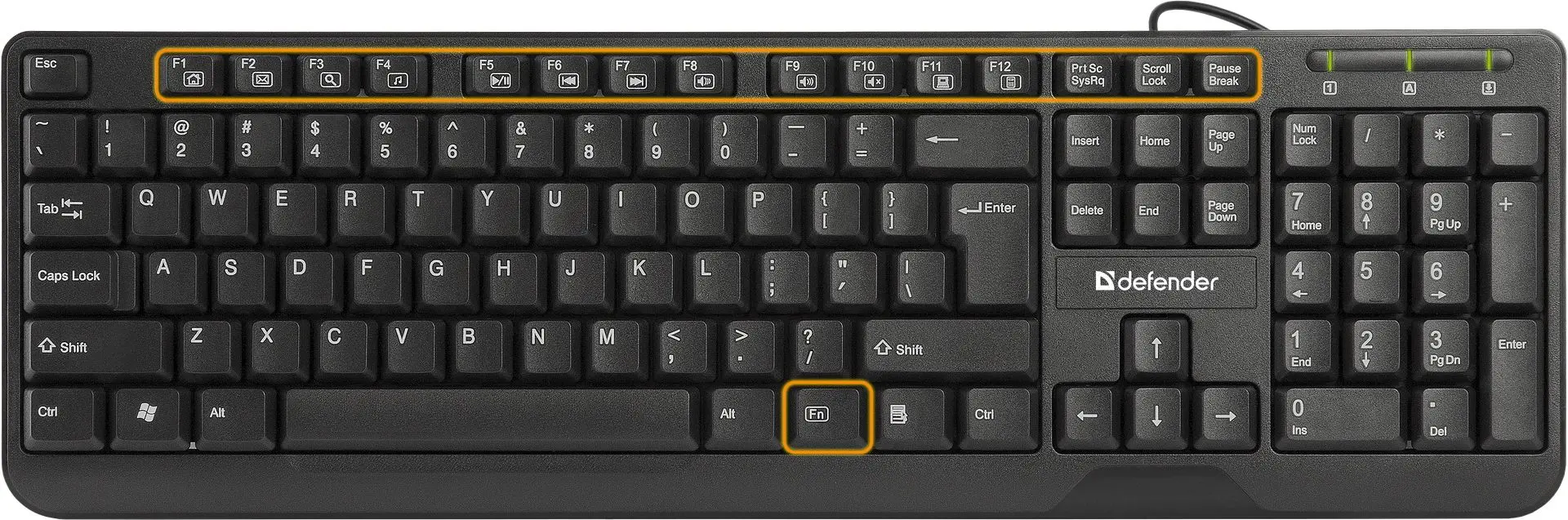 Tastatura Defender OfficeMate HM-710 (Black)