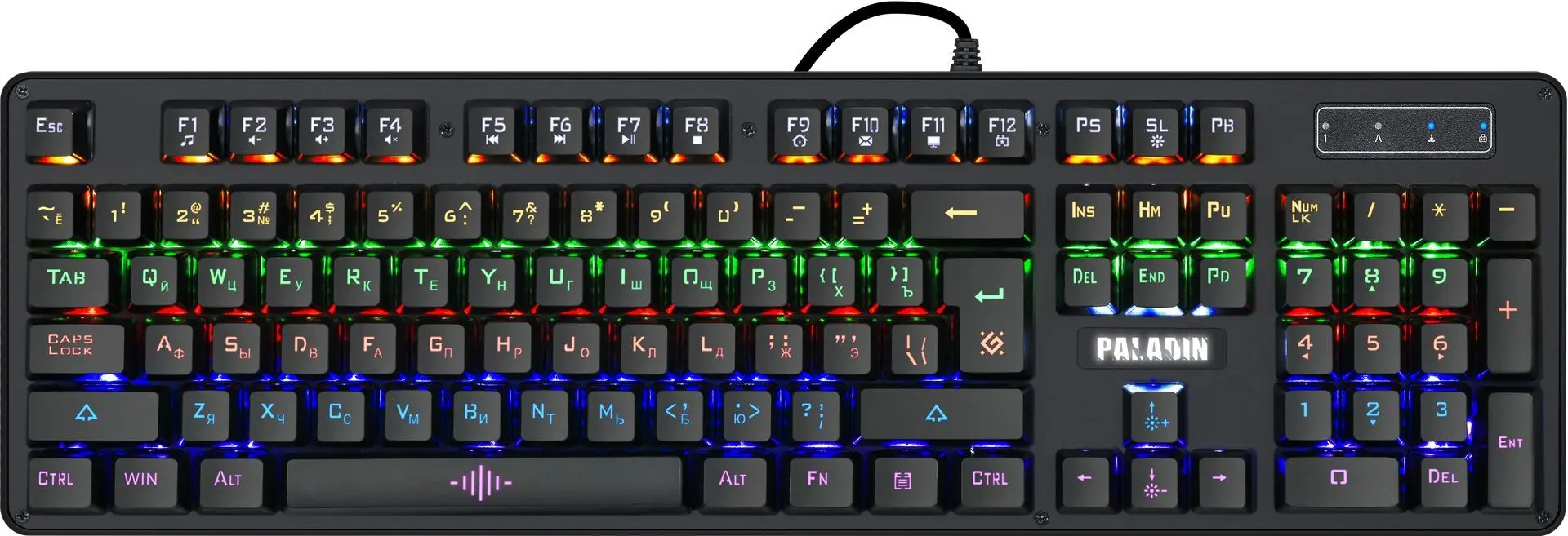 Tastatura Defender Paladin GK-370L (Black)