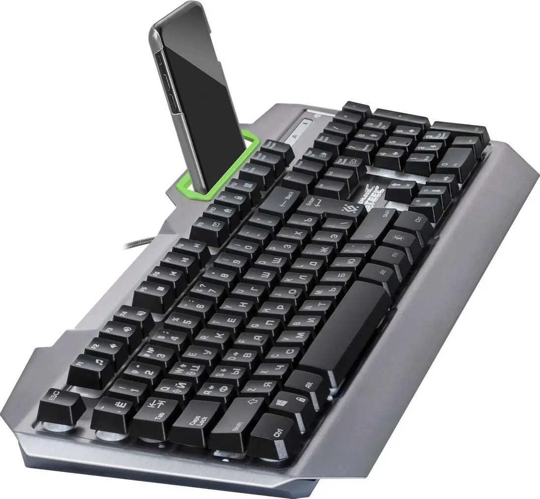 Tastatura Defender Stainless Steel GK-150DL (Grey) - 3