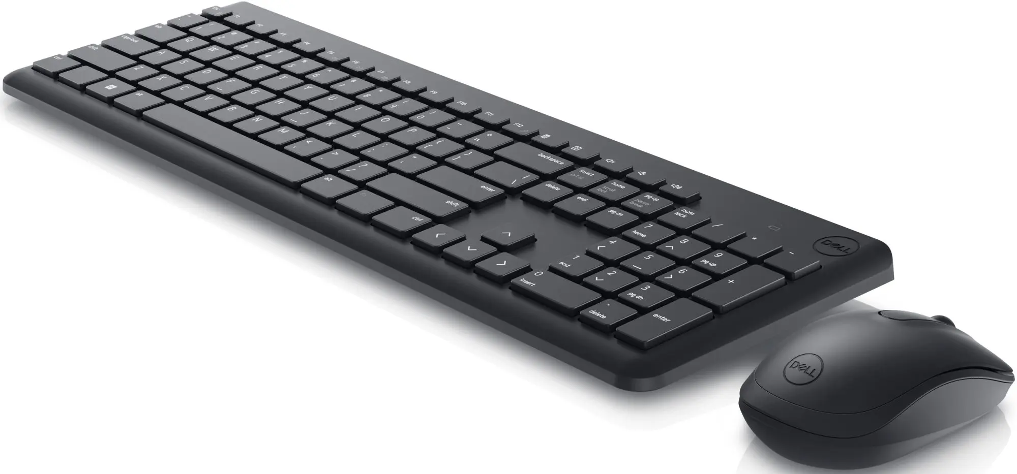 Беспроводной комплект клавиатура + мышь Dell KM3322 (Black)