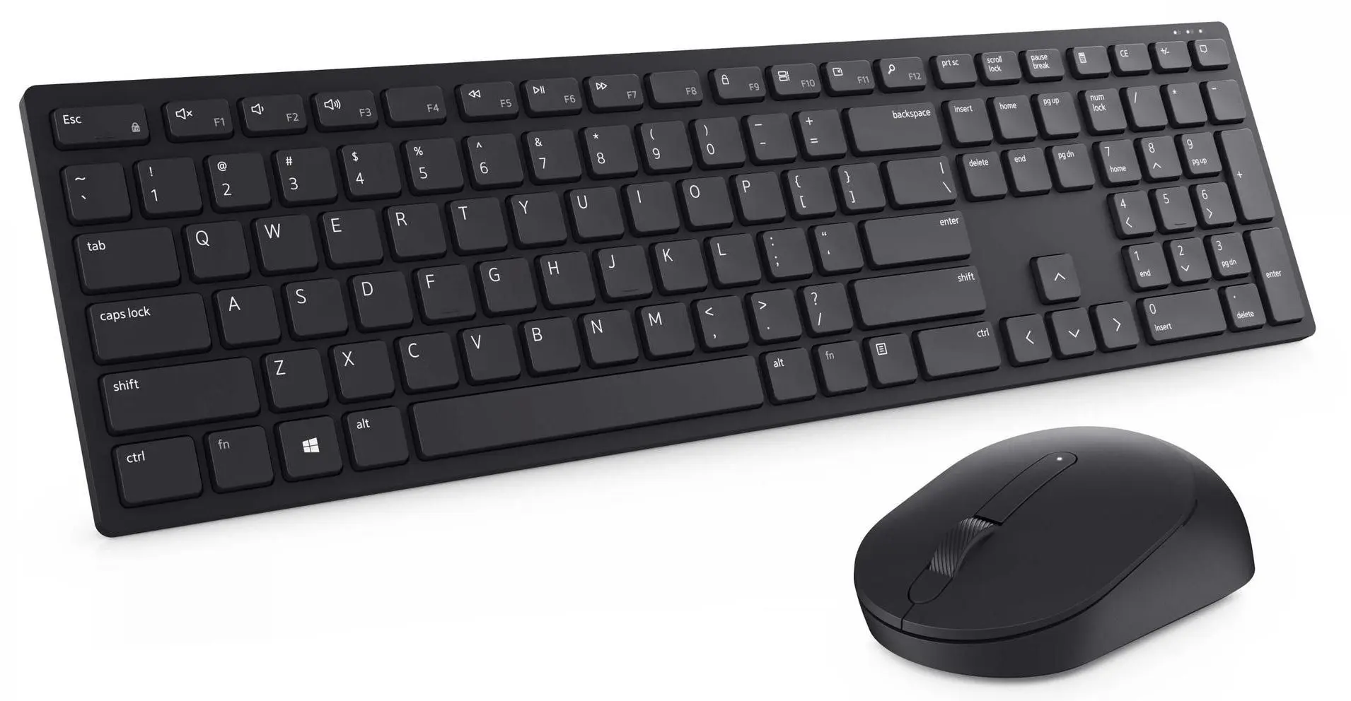 Set tastatura + mouse fara fir Dell KM5221W Pro (Black)