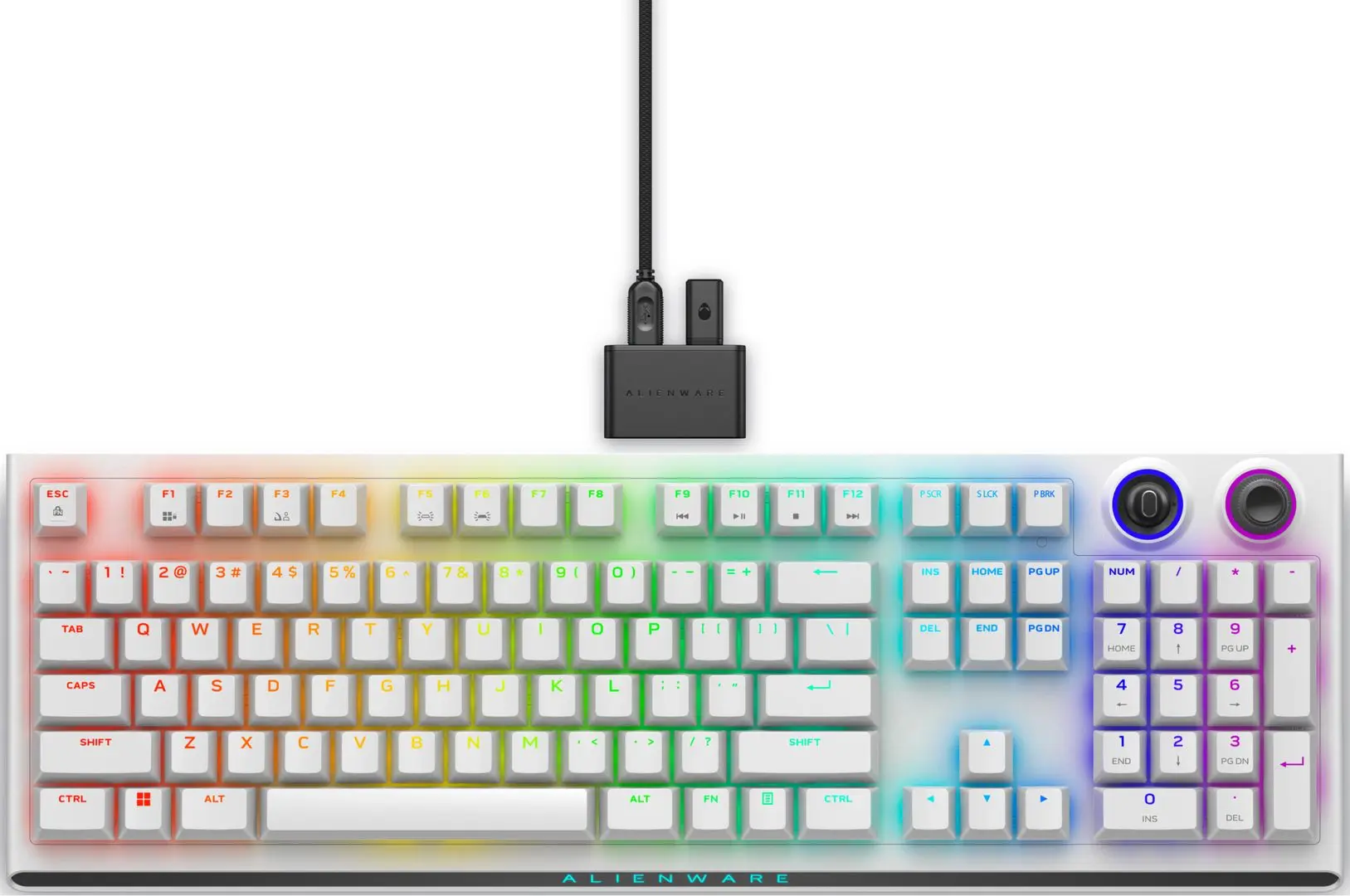 Tastatura Dell Alienware Tri-Mode AW920K (Lunar Light)