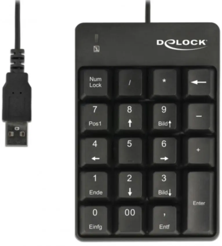 Keypad Delock 12481 (Black) - 3