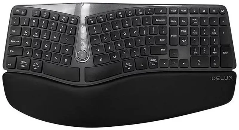 Tastatura fara fir Delux GM901D (Black)