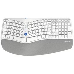 Tastatura fara fir Delux GM901D (White)