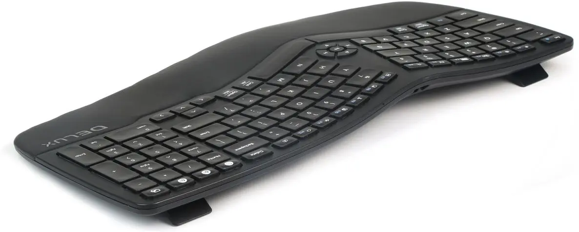 Tastatura fara fir Delux GM902 (Black) - 2