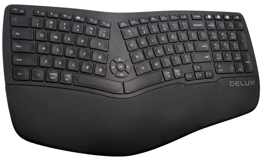 Tastatura fara fir Delux GM902 (Black)